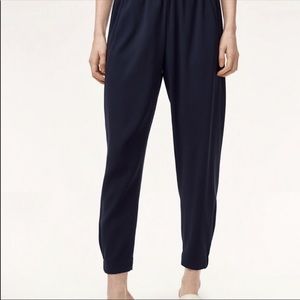 Navy Dexter pant - Aritzia jogger style Babaton